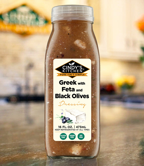 Greek with Feta and Black Olive Logo